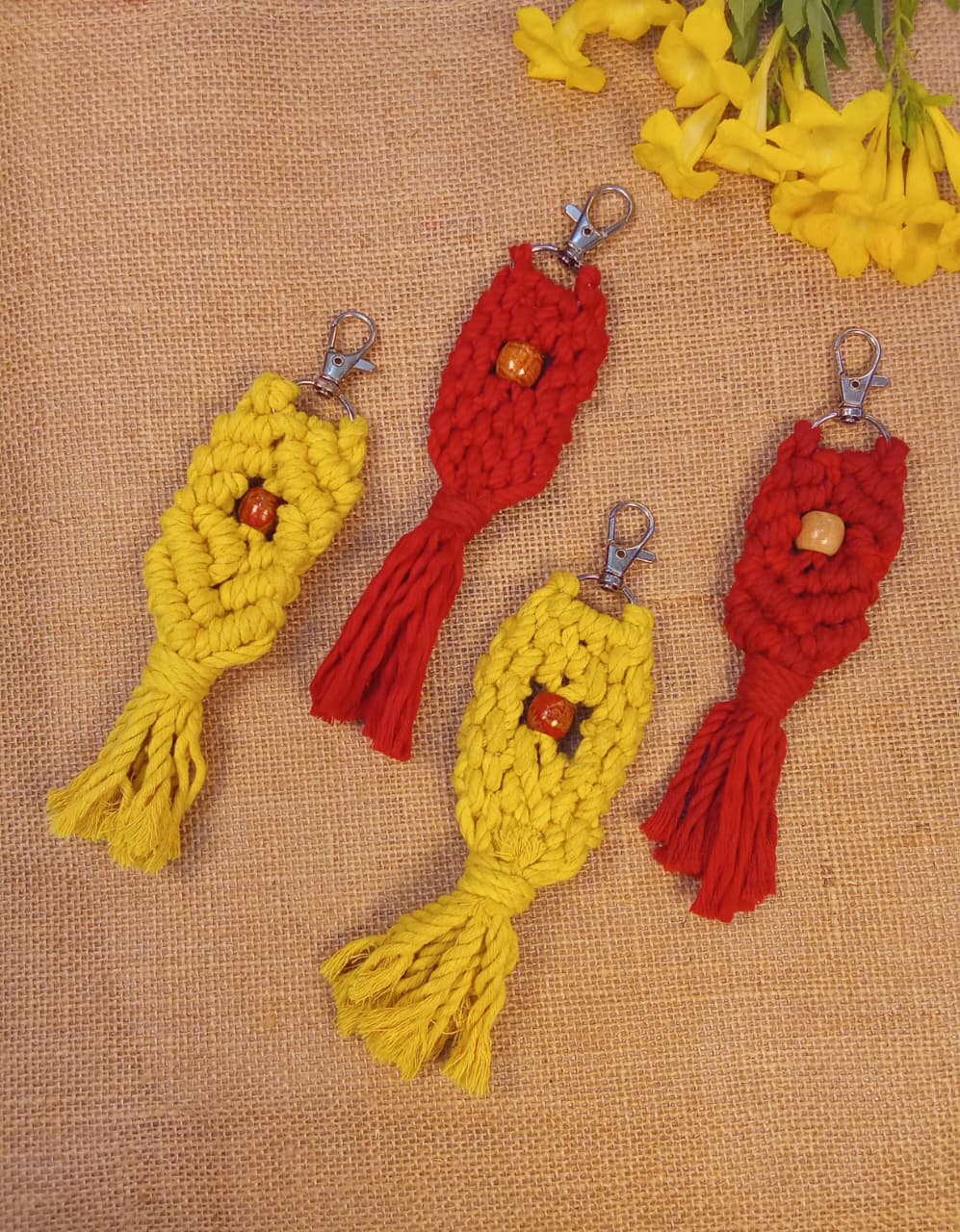 Handmade Macrame Keychains