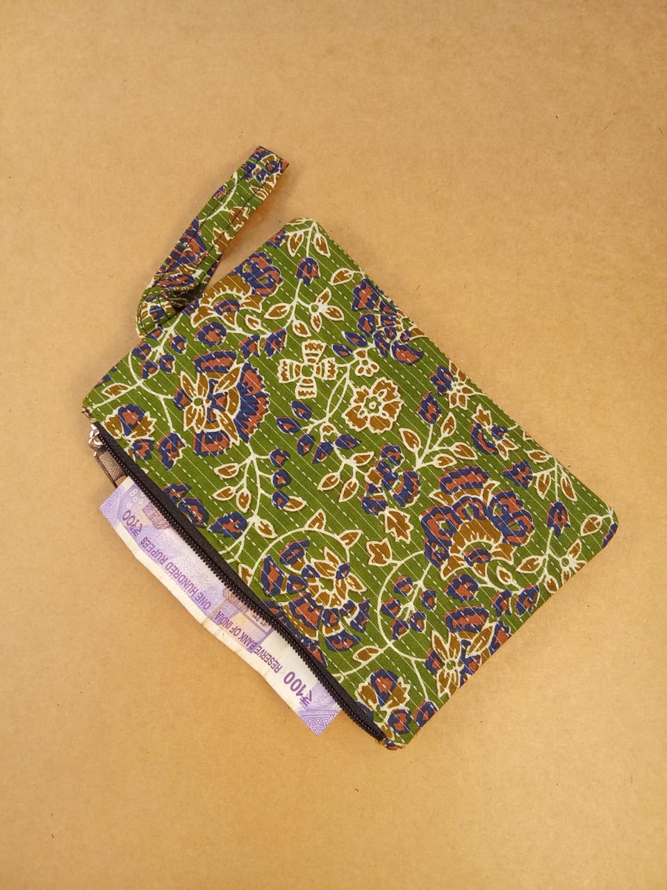 Set of Floral Diary, Warli Clutch, Floral Sunglass Case & Kalamkari Pouch