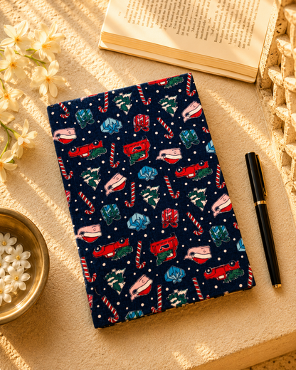 Handcrafted Festive Print A5 Diary