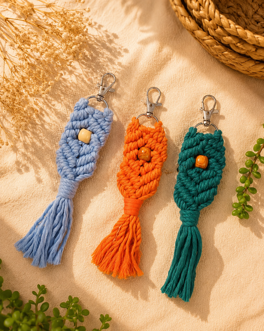 Handmade Macrame Keychains