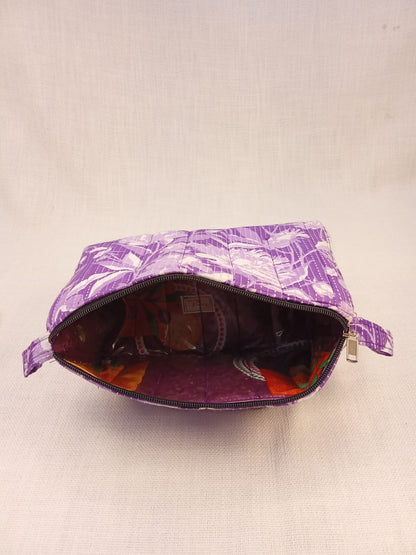 Floral Print Cotton Utility Pouch Kit