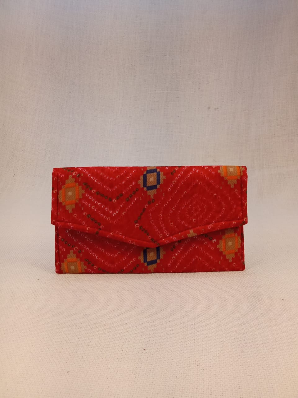Warli Print Cotton Clutch