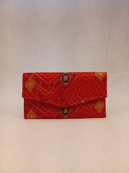 Warli Print Cotton Clutch