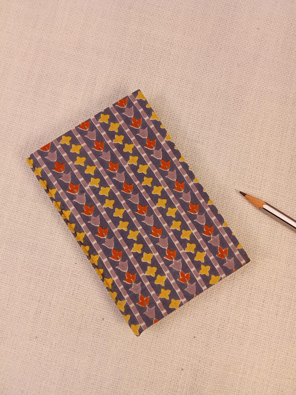 Digital Print Blue Handmade Diary