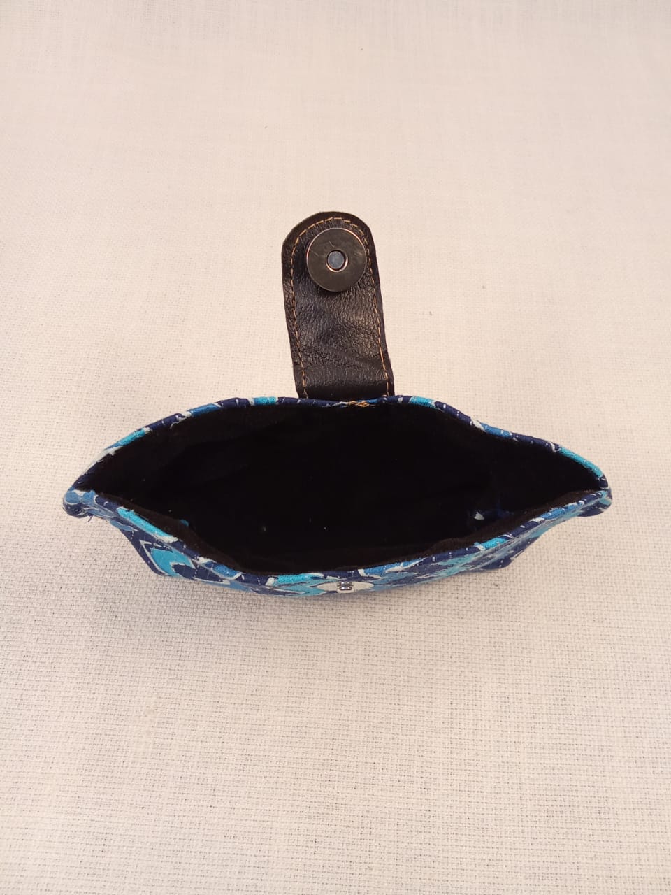 Blue Kantha Print Handmade Sunglass Case