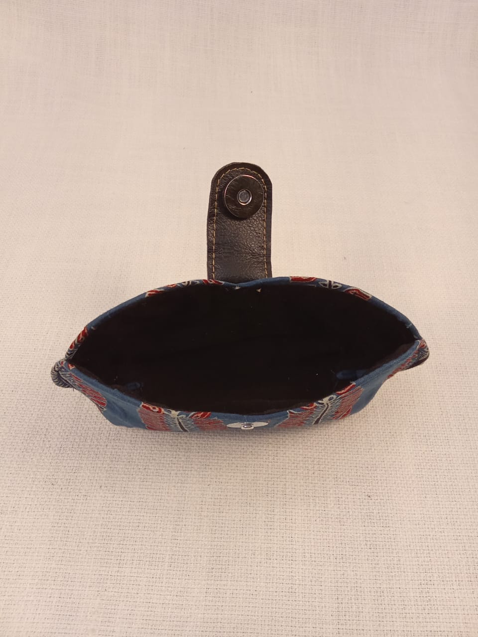 Ajrakh Print Blue & Red Handmade Sunglass Case