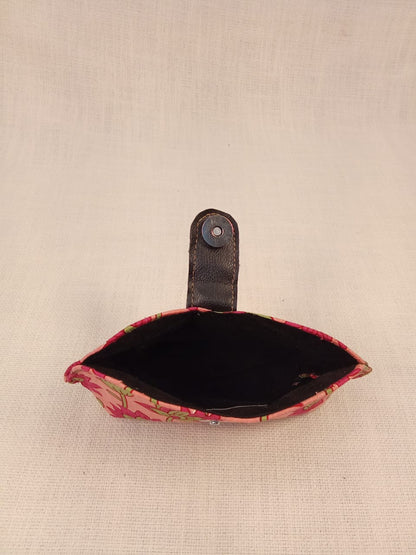 Pichwai Pink Lotus Print Handmade Sunglass Case