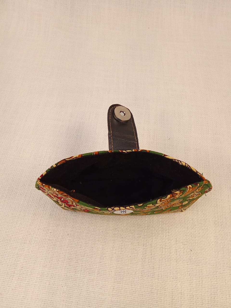 Kalamkari Print Green Handmade Sunglass Case