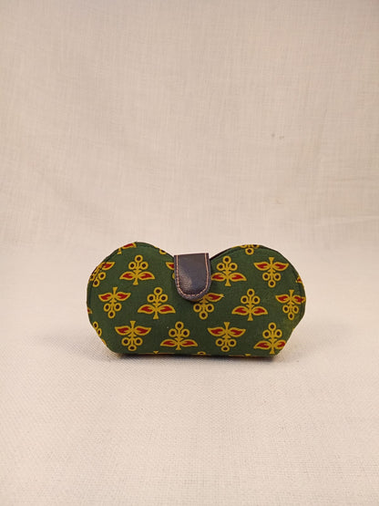 Set of Floral Diary, Motif Sunglass Case, Yellow Clutch & Kalamkari Pouch