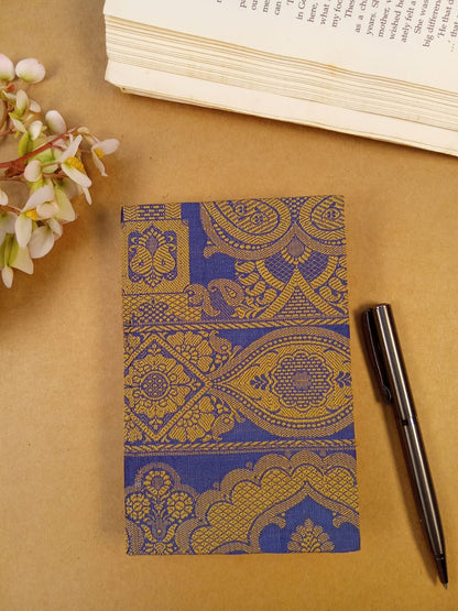 Kalamkari Print Blue Handmade Diary