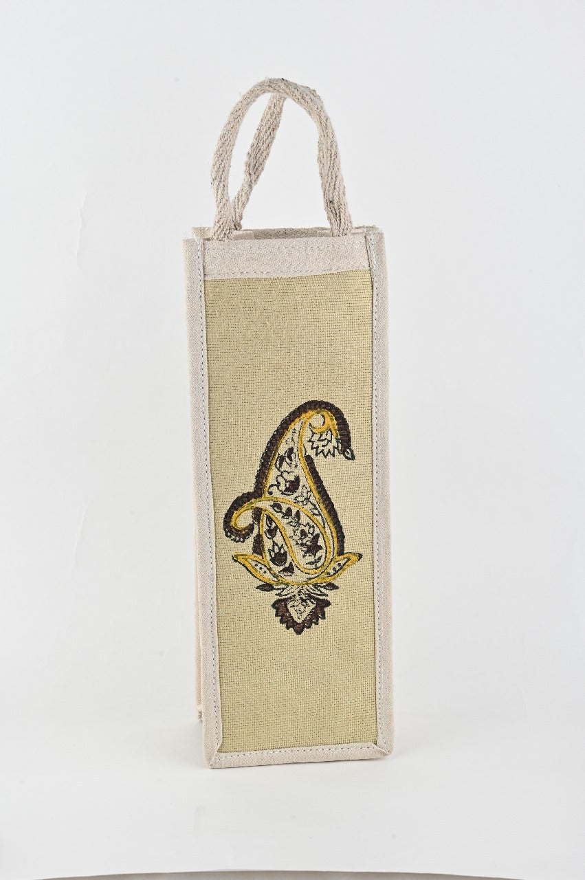Handmade Paisley Water Bottle Cover