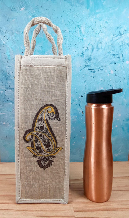 Handmade Paisley Water Bottle Cover