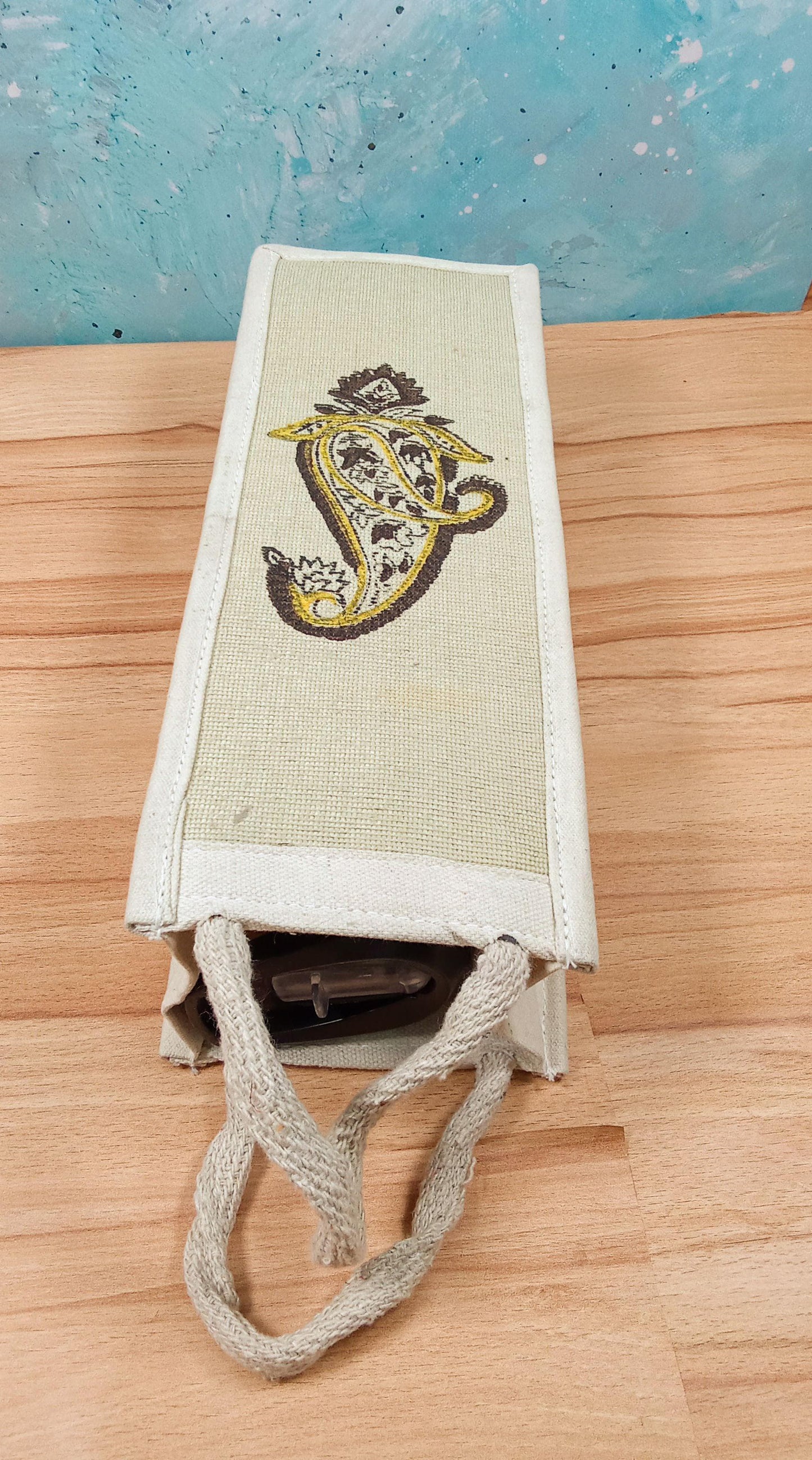 Handmade Paisley Water Bottle Cover