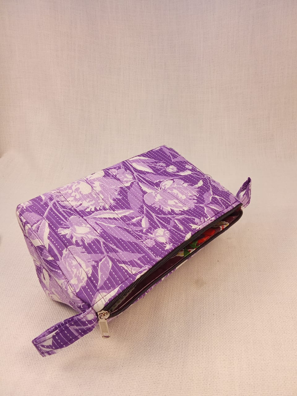 Floral Print Cotton Utility Pouch Kit