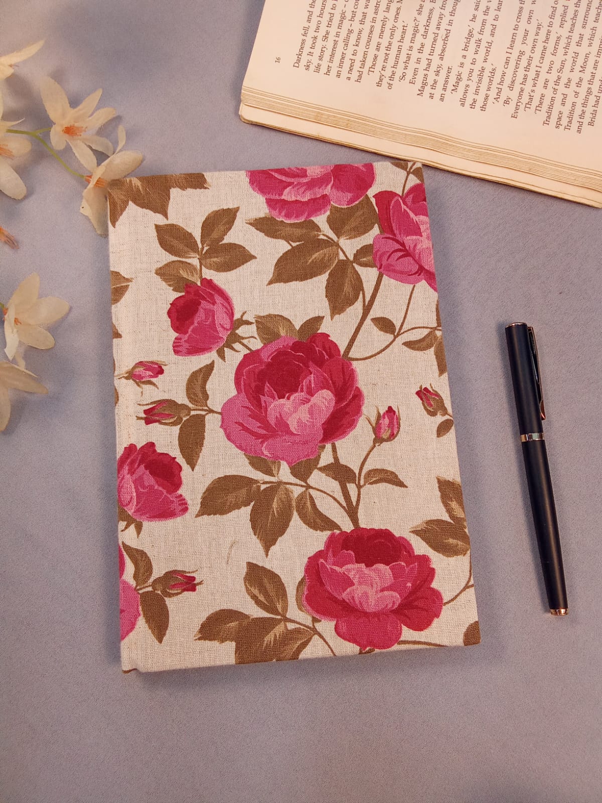 Kalamkari A5 Diary & Bookmark Desk Calm Set