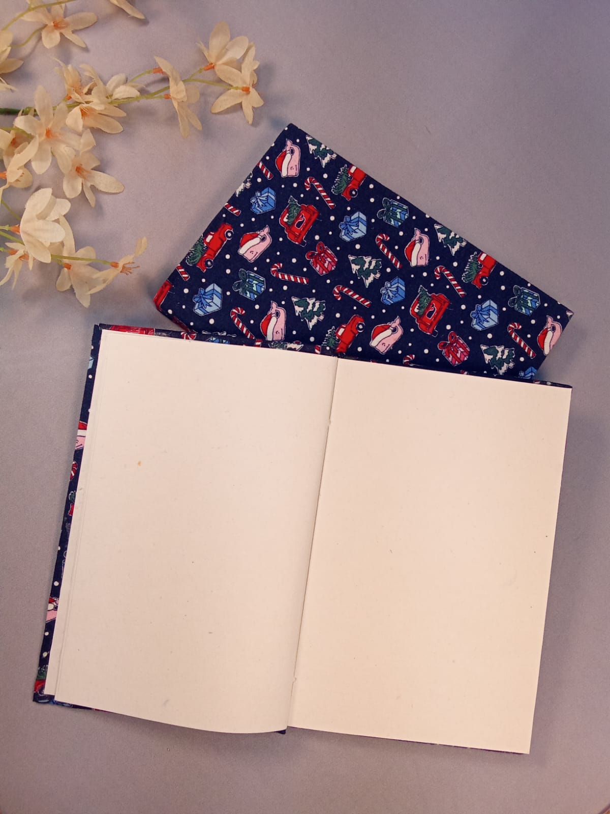 Handcrafted Festive Print A5 Diary