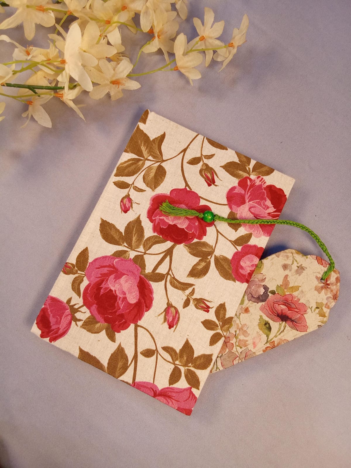 Kalamkari A5 Diary & Bookmark Desk Calm Set