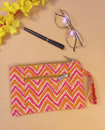 Lotus Print Diary & Pencil Pouch Desk Calm Set