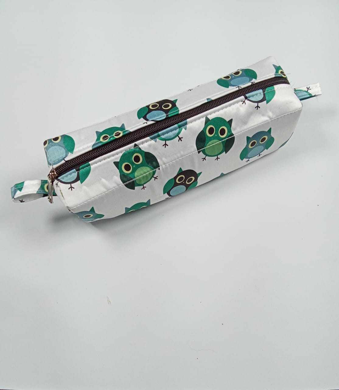 Handcrafted Owl Print Pencil Box