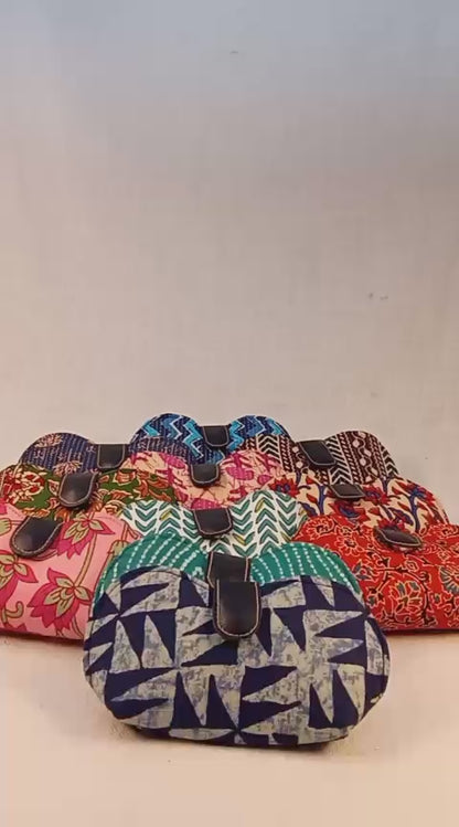 Solid Brown Handmade Sunglass Case